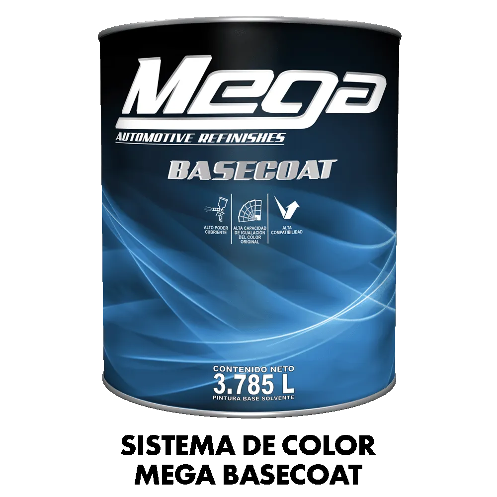 Sistema de color Mega basecoat