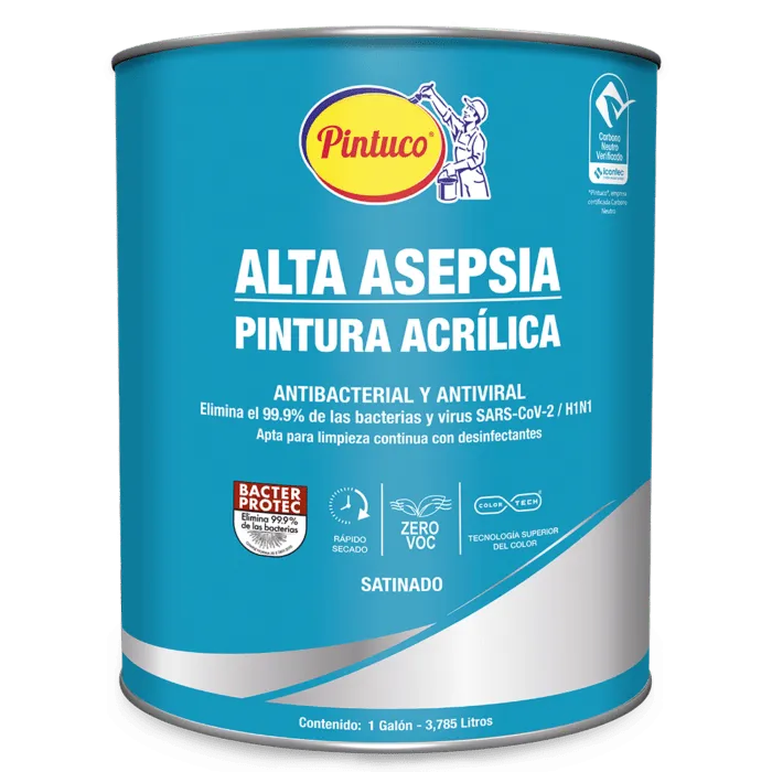 Pintura Acrílica Alta Asepsia