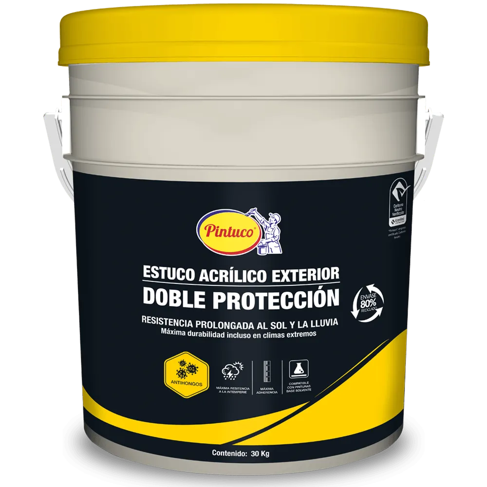 Estuco Acrílico Profesional Exterior Doble Protección