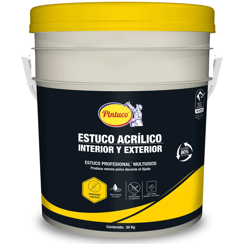 Estuco acrílico profesional interior/exterior